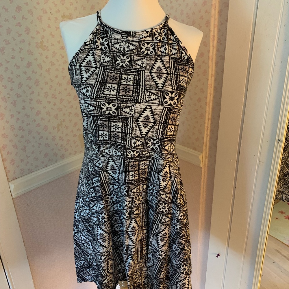 Black and White Day Dress